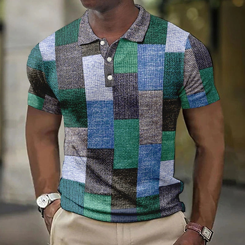 MATÍAS™ | Polo multicolor de corte moderno
