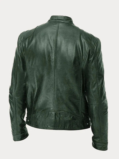 MARIO™ | Chaqueta de cuero clásica