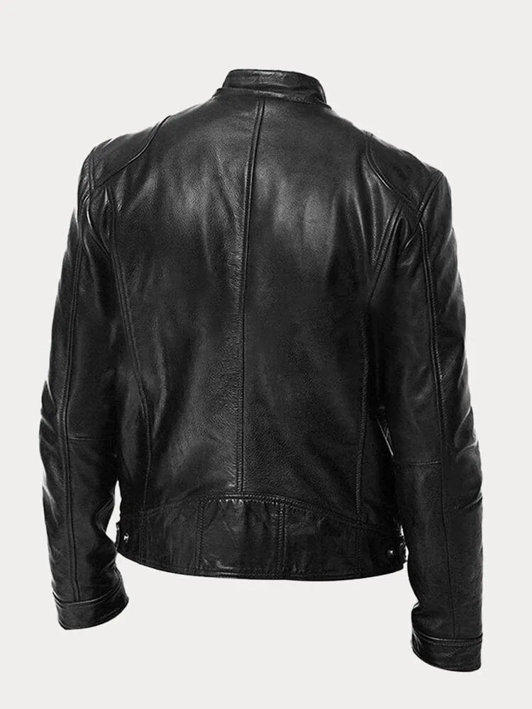MARIO™ | Chaqueta de cuero clásica