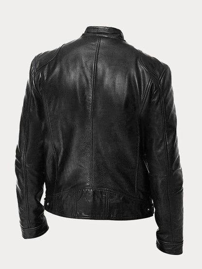MARIO™ | Chaqueta de cuero clásica