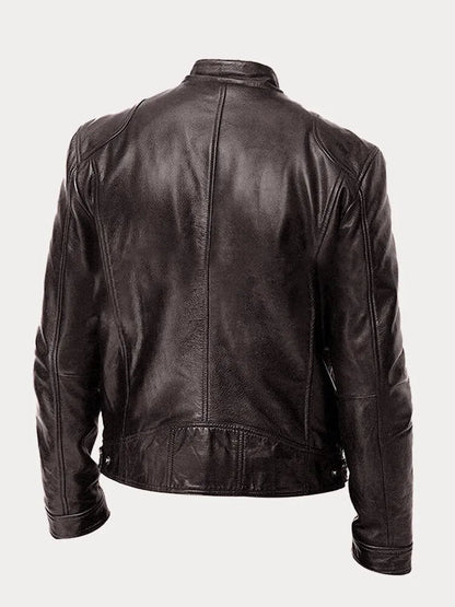MARIO™ | Chaqueta de cuero clásica