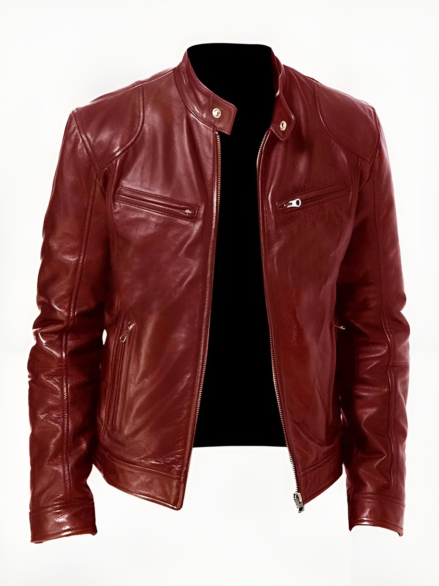 MARIO™ | Chaqueta de cuero clásica