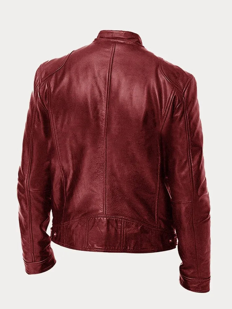 MARIO™ | Chaqueta de cuero clásica