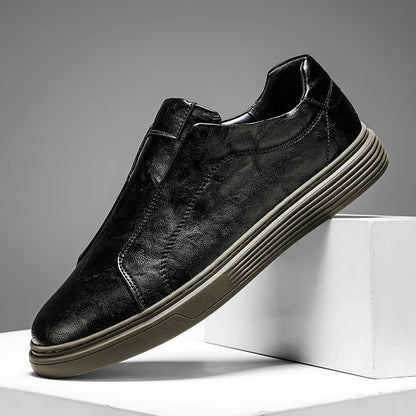 DAVID™ | Zapatillas de piel sin cordones