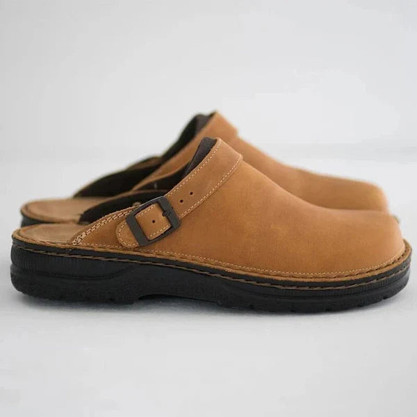 CARLOS™ | Zuecos clásicos con suela de madera