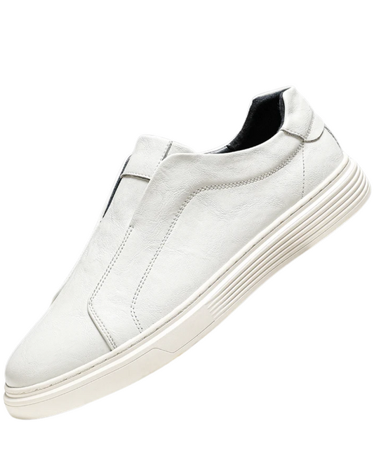 DAVID™ | Zapatillas de piel sin cordones