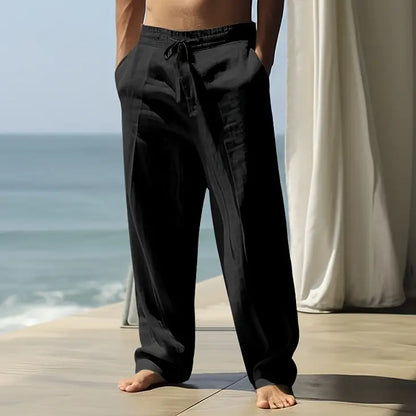 JUAN™ | Pantalón de lino con cintura ajustable