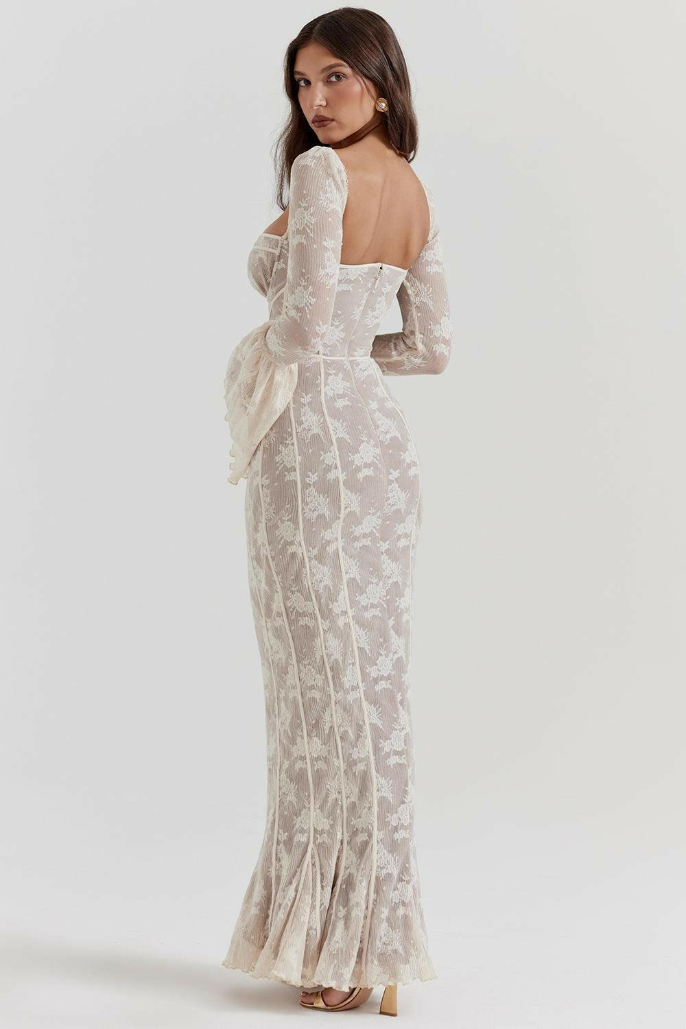 LUNA™ | Vestido de encaje con escote corazón