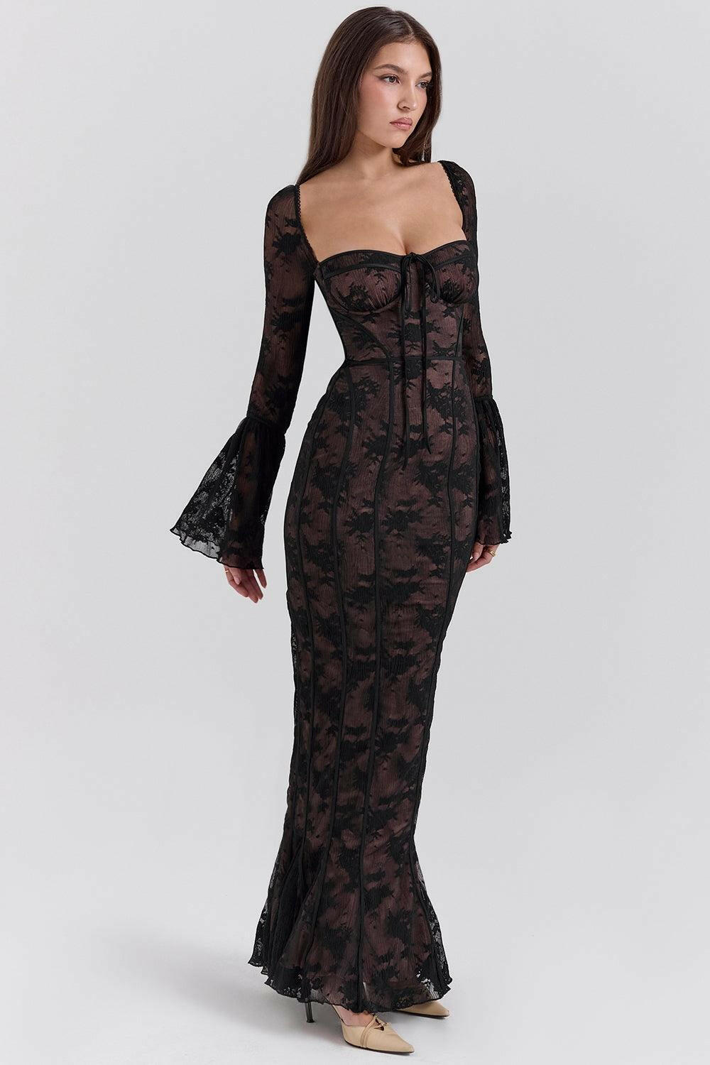 LUNA™ | Vestido de encaje con escote corazón