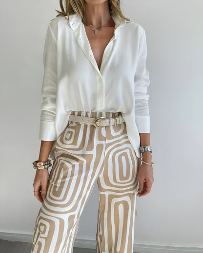 CATALINA™ | Pantalón recto minimalista en lino