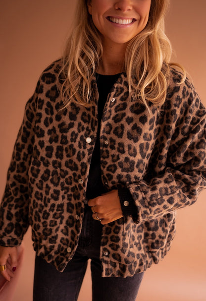 ESTRELLA™ | Chaqueta ligera con estampado leopardo