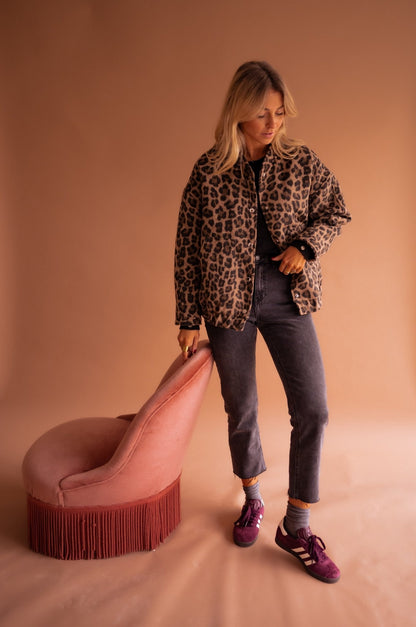 ESTRELLA™ | Chaqueta ligera con estampado leopardo