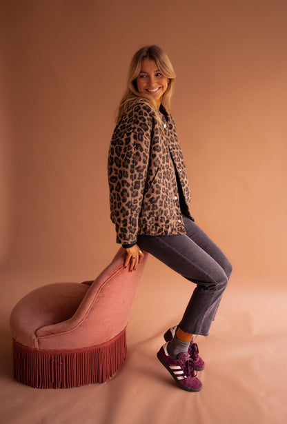 ESTRELLA™ | Chaqueta ligera con estampado leopardo