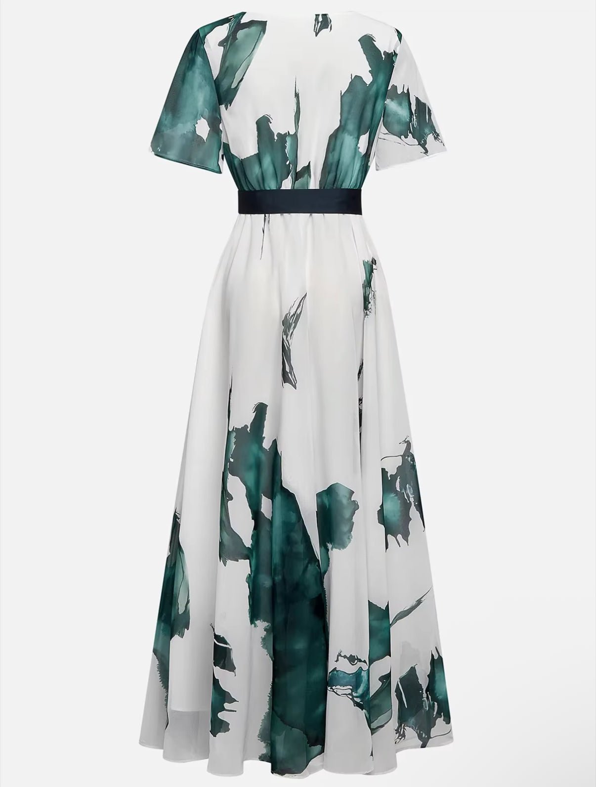 LARA™ | Vestido largo estampado acuarela
