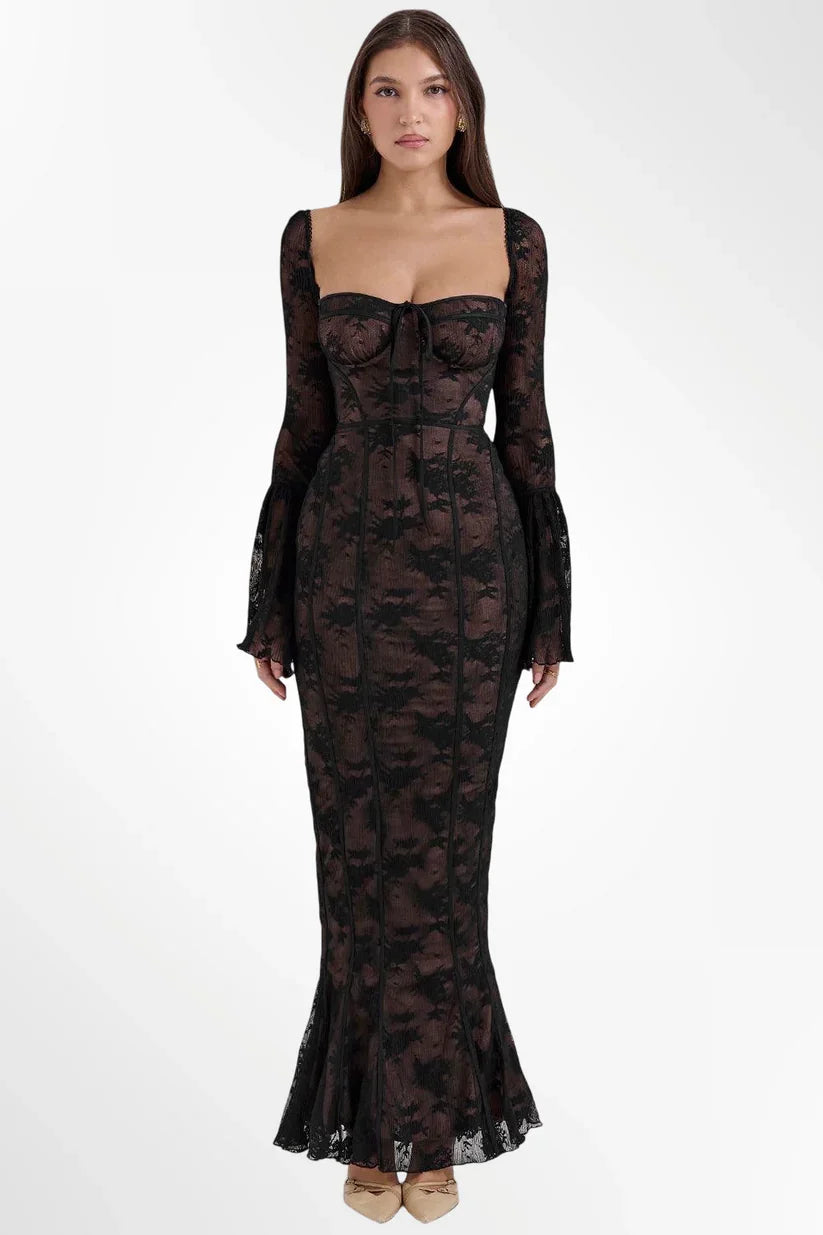 LUNA™ | Vestido de encaje con escote corazón