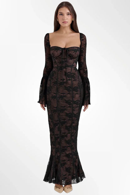 LUNA™ | Vestido de encaje con escote corazón