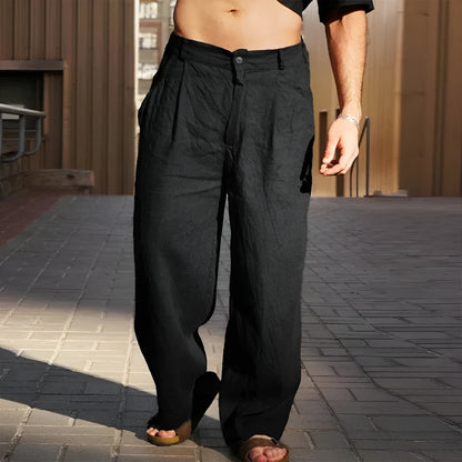 PABLO™ |  Pantalón ancho de lino