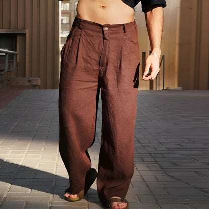 PABLO™ |  Pantalón ancho de lino