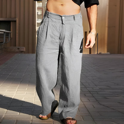 PABLO™ |  Pantalón ancho de lino