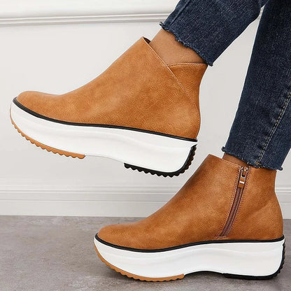 ELVIRA™ | Zapatos ortopédicos de cuero con tacón